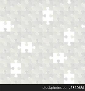 Abstract vector grey seamless puzzle background
