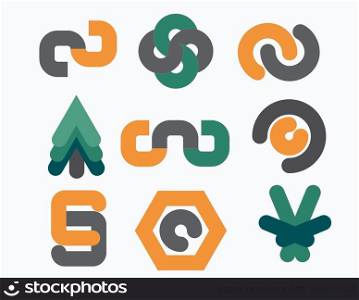 Abstract vector icons