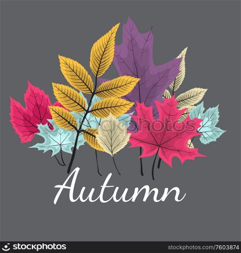 Abstract Vector Illustration Background with Falling Autumn Leaves. EPS10. Abstract Vector Illustration Background with Falling Autumn Leaves