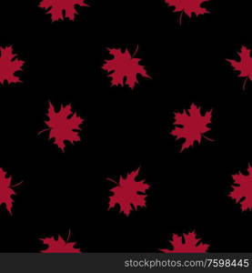 Abstract Vector Illustration Seamless Pattern Background with Falling Autumn Leaves. EPS10. Abstract Vector Illustration Seamless Pattern Background with Falling Autumn Leaves