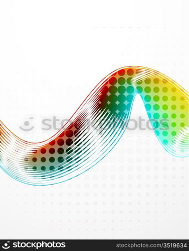 Abstract vector lines