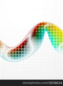 Abstract vector lines