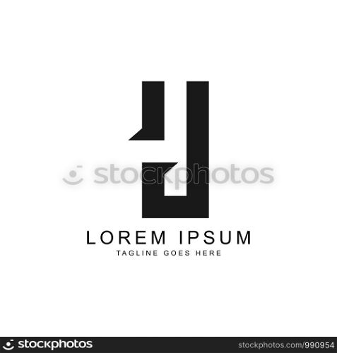 abstract vector logo design template for business