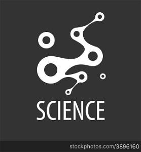 Abstract vector logo for science and technology