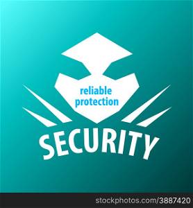 Abstract vector logo for security guards