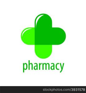 Abstract vector logo Green Cross Pharmacy