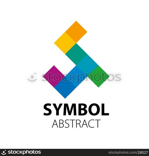 Abstract vector logo. pattern design abstract logo. Vector illustration of icon