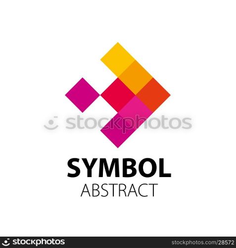 Abstract vector logo. pattern design abstract logo. Vector illustration of icon