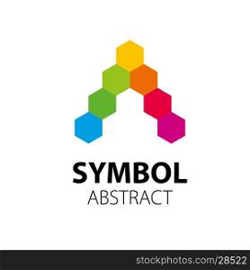 Abstract vector logo. template design abstract logo. Vector illustration of icon