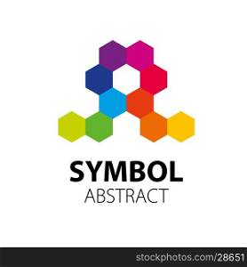 Abstract vector logo. template design abstract logo. Vector illustration of icon
