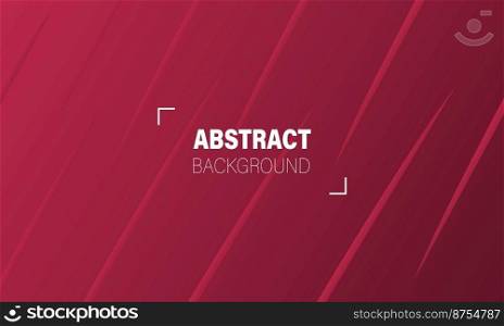 Abstract vector long banner. Viva magenta gradient background with arrows and copy space for text. Social media cover, header, web banner. Vector  illustration