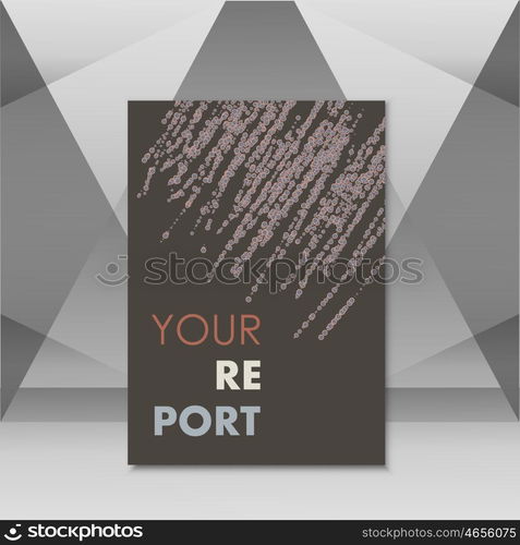 Abstract vector modern flyer brochure. Abstract vector modern flyer brochure.