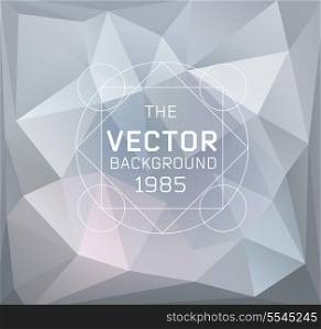 Abstract vector modern light background with label, can be used for website, info-graphics
