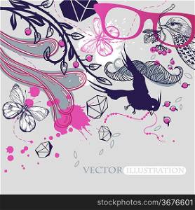 abstract vector nature background