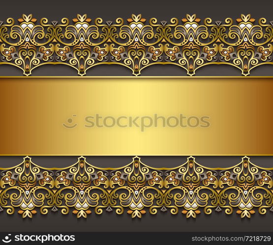 Abstract vector ornamental nature vintage frame. Modern volumetric floral elements. Trendy craft style illustration. Vector abstract decorative ethnic ornamental illustration.