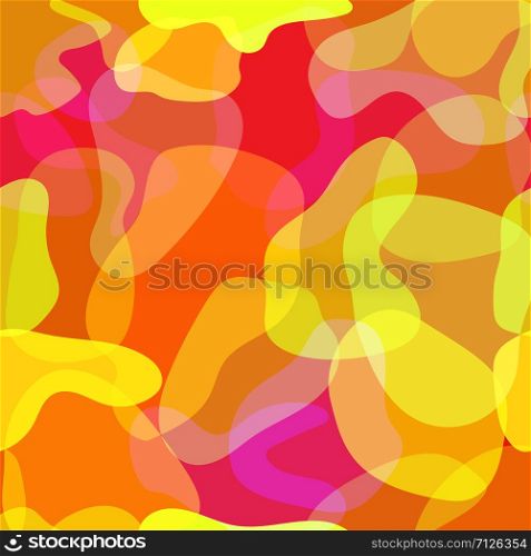 Abstract vector seamless background in bright bright colors for packaging, wrapping and woven products.