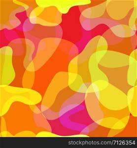 Abstract vector seamless background in bright bright colors for packaging, wrapping and woven products.