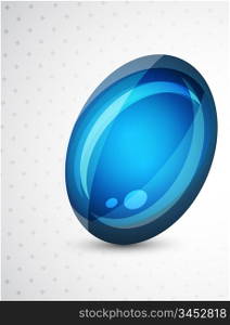 Abstract vector sphere button