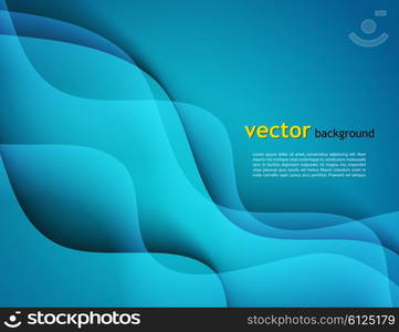 Abstract vector template design, brochure, Web sites, leaflet, with colorful red waves backgrounds. Blue wavy pattern