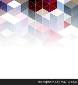 Abstract vector template design, brochure, Web sites, page, leaflet, certificate with colorful geometric triangular backgrounds