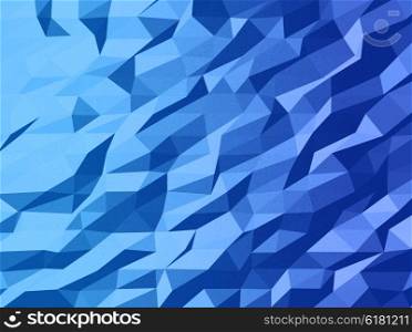 Abstract vector template design with colorful geometric triangular background for brochure, web sites, leaflet, flyer. Low poly banner