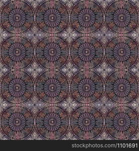 Abstract vector tribal ethnic background seamless pattern. Abstract vector ethnic seamless pattern