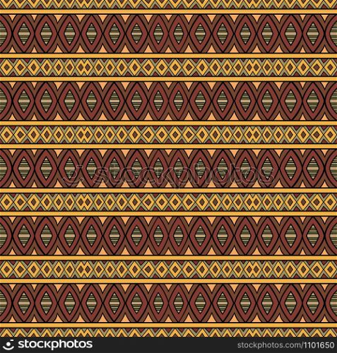 Abstract vector tribal ethnic background seamless pattern. Abstract vector tribal ethnic seamless pattern