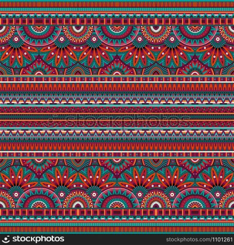 Abstract vector tribal ethnic background seamless pattern. tribal ethnic background seamless pattern