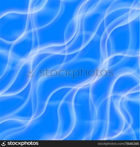 Abstract vector water ripple styled blue background
