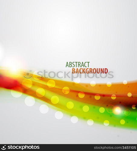Abstract vector waves background