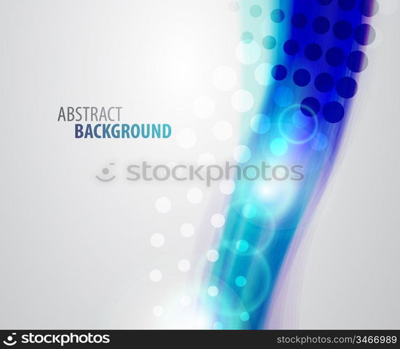Abstract vector waves background