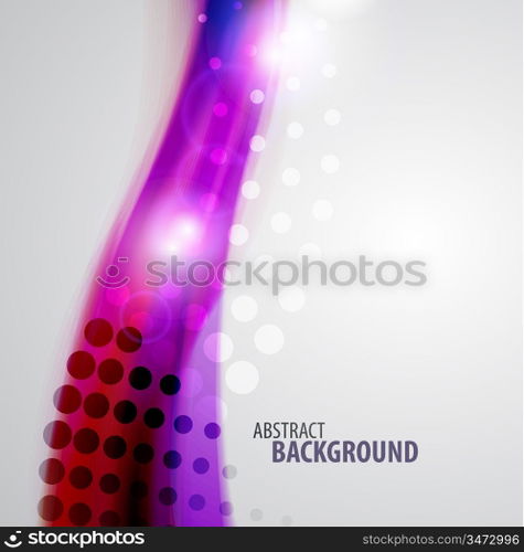 Abstract vector waves background