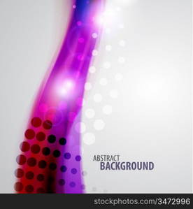 Abstract vector waves background
