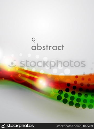 Abstract vector waves background
