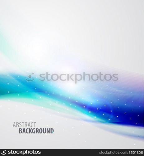 Abstract vector waves background