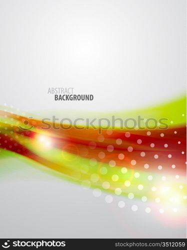 Abstract vector waves background