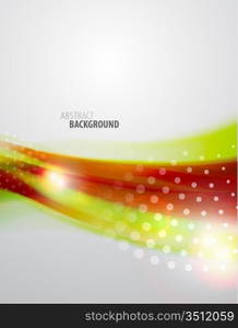 Abstract vector waves background