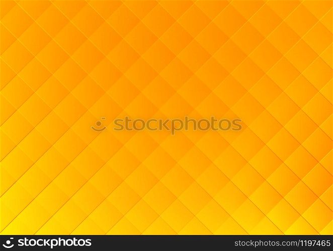 Abstract vector yellow and orange subtle lattice pattern background.