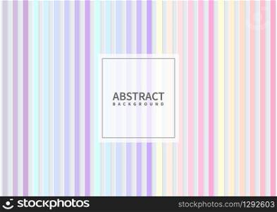 Abstract vertical geometric pastel color pattern on white background and texture. Vector illustration