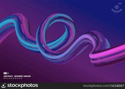 Abstract vibrant blue and violet futuristic pattern line wavy design artwork background. Use for ad, poster, template design, print, cover. illustration vector eps10