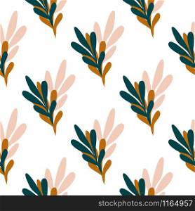 Abstract vintage leaf seamless pattern for fabric design. Tropical leaves wallpaper. Design for fabric, textile print, wrapping paper. Vintage vector illustration. Abstract vintage leaf seamless pattern for fabric design. Tropical leaves wallpaper.