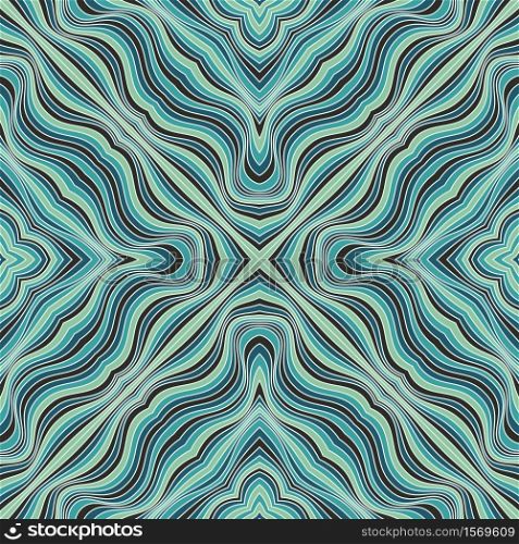Abstract vintage ornamental patch seamless pattern. Vector mosaic background. Vector abstract lines pattern. Waves background