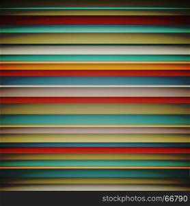 Abstract wallpaper with horizonta lines colorful pattern vintage retro background, Vector illustration
