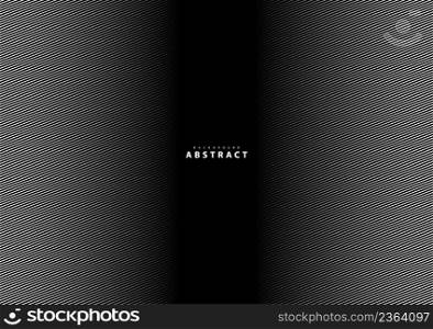 Abstract warped background, vector template for your ideas, monochromatic lines texture, waved lines texture. Brand new style for your business design
