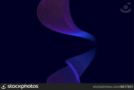 Abstract warped Diagonal Striped Background. Vector curved twisted slanting. waved lines pattern. Brand new style for your business design Vector Illustration