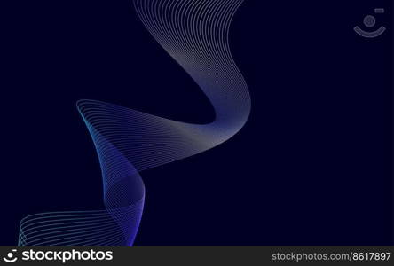 Abstract warped Diagonal Striped Background. Vector curved twisted slanting. waved lines pattern. Brand new style for your business design Vector Illustration