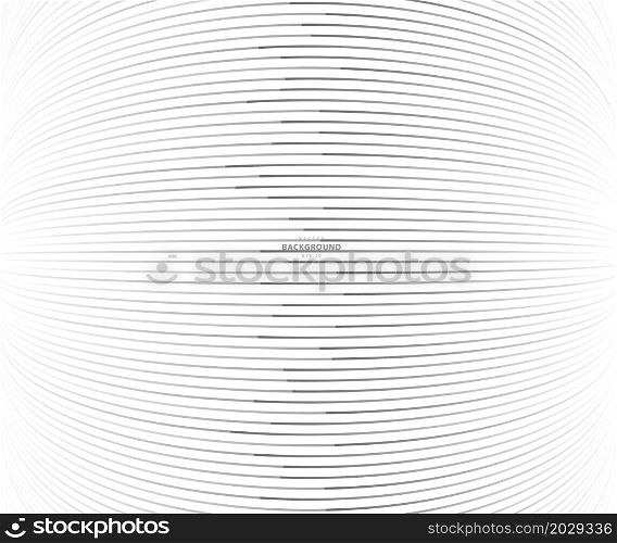 Abstract warped Diagonal Striped Background. Vector curved twisted slanting, waved lines texture. Brand new style for your business design.