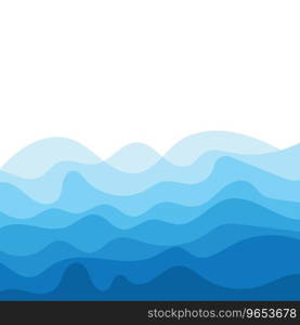 Abstract Water wave design background