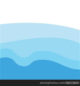 Abstract Water wave design background