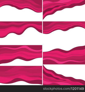 Abstract Water wave vector illustration design background